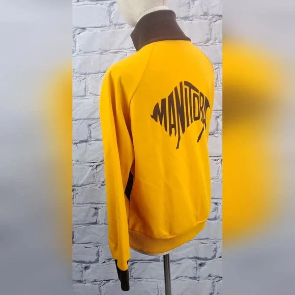 Vintage 80s Women's Track Jacket Athletic Summer Games Manitoba Canada 70s Large - Picture 7 of 15